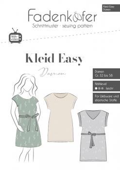 Fadenkäfer Papierschnittmuster Kleid Easy Damen